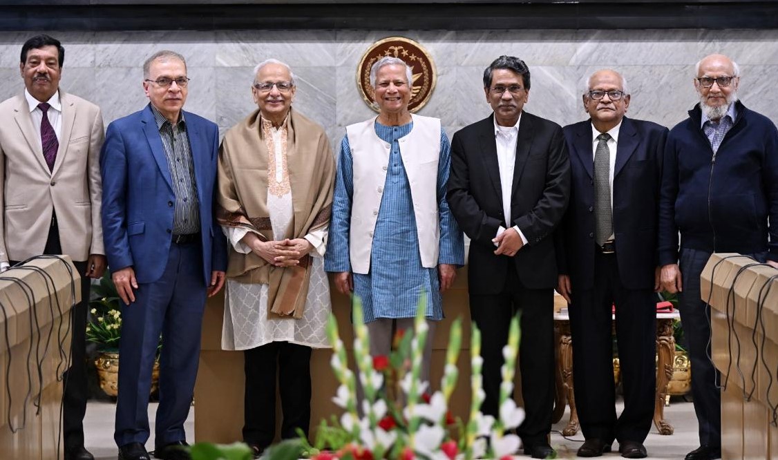 Members of four reforms commission on Wednesday submitted report to the Chief Adviser, Muhammad Yunus, at his office in Dhaka – PID photo 